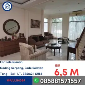 JUAL RUMAH GADING SERPONG SIAP HUNI CASH ONLY