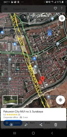DIJUAL KOMERSIAL AREA PAKUWON CITY NOL JALAN OERR INVEST PASTI CUAN