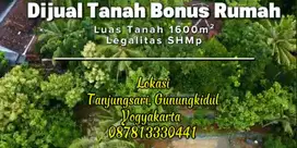 Dijual tanah Bonus Rumah L. 1600m² legalitas SHMp Harga 190 juta