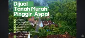 Dijual murah Jalur Utama Luas 2800m² Harga 120 juta Lokasi Tepus GK