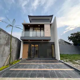 rumah 2 lantai dekat tol limo