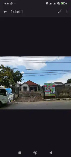 DIJUAL TANAH BONUS BANGUNAN WARU SIDOARJO