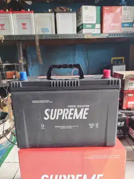 Aki Supreme 90Ah Kering – Pajero Fortuner | Garansi + Tukar Tambah