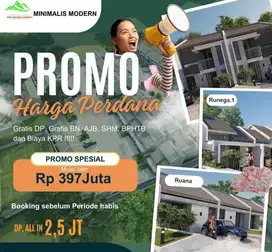 RUMAH BARU DALAM CLUSTER DI BANJARAN KOTA