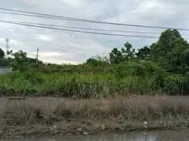 Dijual Tanah Strategis Pinggir Jalan Harga nego Cocok Dibangun 2 ruko