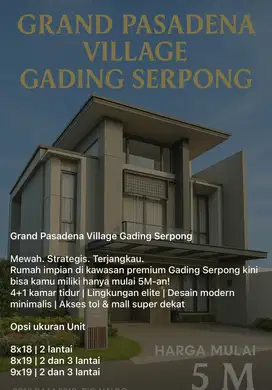 GRAND PASADENA VILLAGE GADING SERPONG
