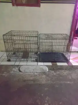 Dijual 2 kandang kucing ukuran L kondisi masih bagus full set