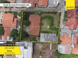 Tanah Kavling untuk Cluster 1230 Meter Pangkalan Jati Cinere