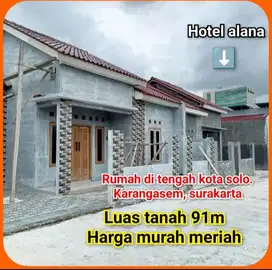Dijual rumah baru di Karangasem jajar solo