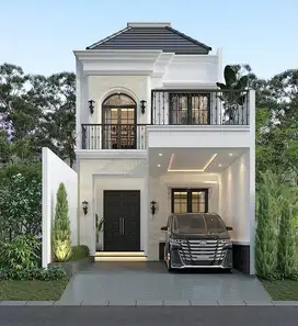 Rumah Baru American Classic Style Sulfat Indah Blimbing Malang Kota