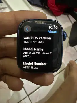 Appel watch Series 7 41mm Aluminium Blue Abyss GPs