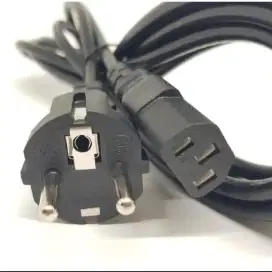 Kabel Power komputer elektronik Original tebal tembaga