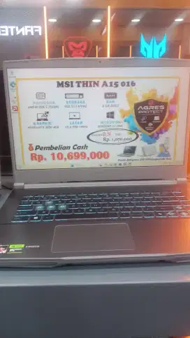 Promo Cicilan Laptop MSI Thin A15 Menggunakan Home Credit