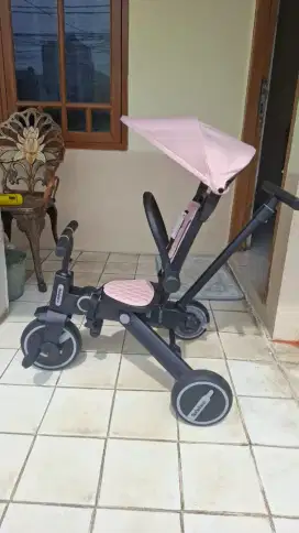 Bebehoo Gen 2, 7 in 1 Stroller Sepeda Anak Roda Bayi (pink)