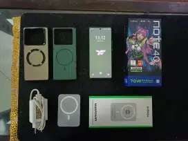 Infinix Note 40 Pro 8+8/256 mulus bonus case & powerbank infinix ori