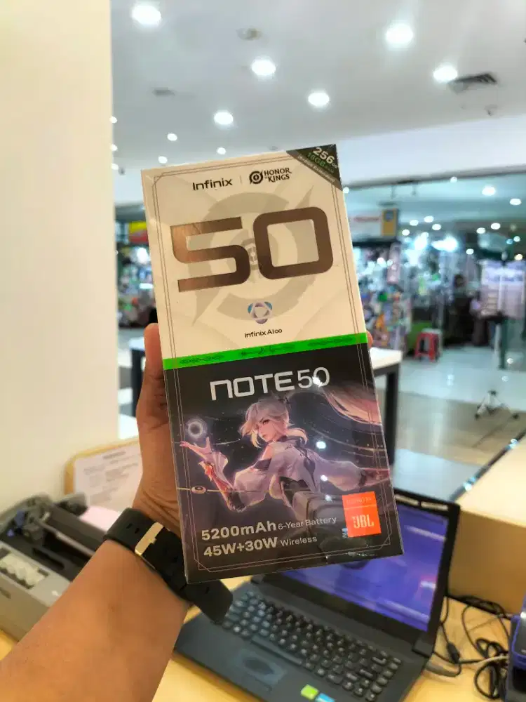 INFINIX NOTE 50 16/256 GARANSI RESMI FREE WIRELESS CHARGER