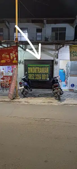 Kontrakan kios usaha pinggir jalan