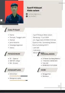 Lowongan kerja lulusan SMA