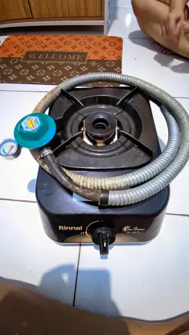 Kompor Rinnai 1 Tungku + Regulator Quantum