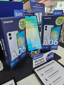 Samsung A06 128GB (NEW SEGEL RESMI) COD FREE ONGKIR & Kredit Tanpa DP