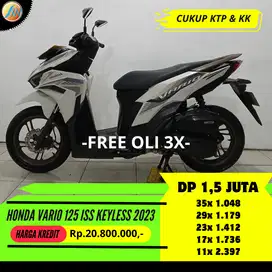 KTP DAERAH RUMAH SEWA BISA KREDIT HONDA VARIO 125 ISS KEYLESS 2023