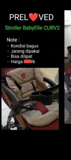 Di jual cepat kereta bayi