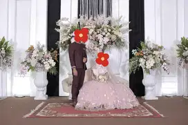 Gaun Wedding 1 set milik pribadi