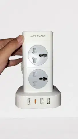 Charger dan Colokan 2 Tingkat, USB-C, Type-A, Lighting