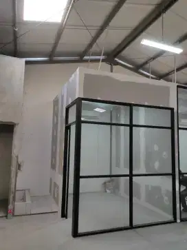 Partisi alumunium kaca