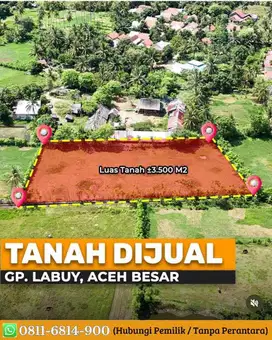 Dijual Cepat Tanah Murah ! Lokasi Strategis di pusat kota Gp Labuy