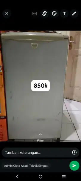 Kulkas sanyo New Ruby SR-LL180f