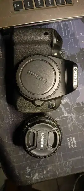 Jual Kamera DSLR Canon 650D + Lensa Fix 50mm f 1.8 canon