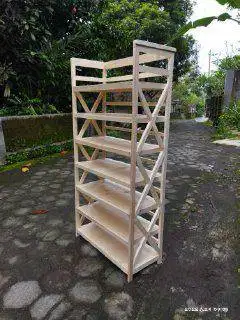 rak sepatu 7 kolong muat 21 pasang