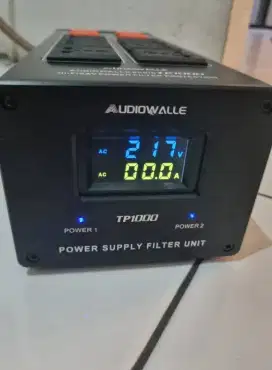 Audiowalle TP1000 power filter noise