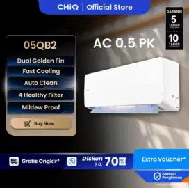 PROMO CHIQ AC 1/2 pk STANDAR+ pasang
