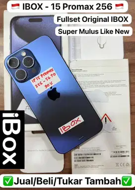 Iphone 15 promax 256 Gb Blue Titanium Ibox