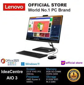 LENOVO PC ALL IN ONE 3-24ALC6 C2ID BLACK AMD RYZEN 5 - 5500
