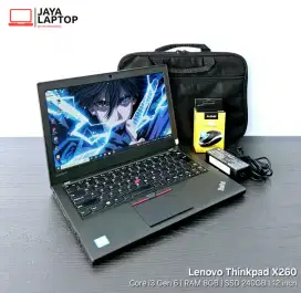 Lenovo Thinkpad X260 Core i3 RAM 8GB 12 inch Laptop Second Bekas