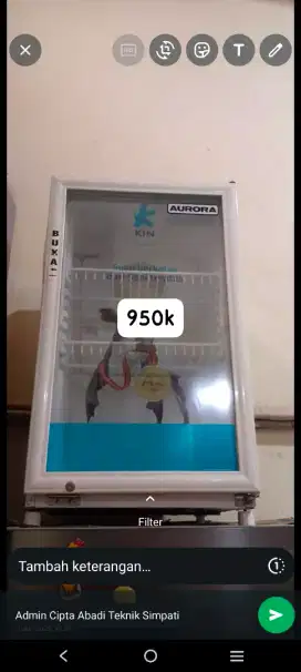 Showcase minuman