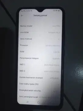 D jual cepat Vivo y12 ram 3/32