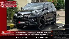 Toyota New Fortuner 2.8 GR Sport 4x4 Tetradrive AT Black On Black NIK