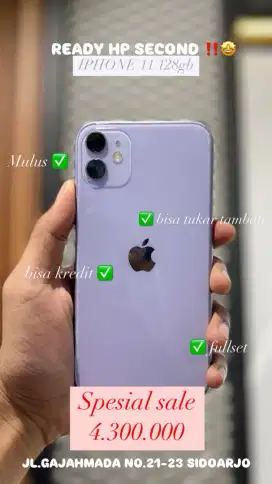 iPhone 11 128Gb (Preloved)