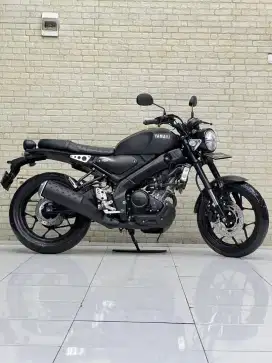 Odo 19rb Mulus!!Yamaha XSR 155cc 2021 Black Murah SE Olx Mulus-Mustika