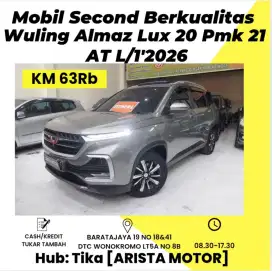 Wuling Alamz Eksklusif (5 Seat) 2020 Pmk 2021 AT Istimewah!!