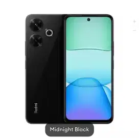 Jual hp redmi 13 Kondisi baru ram 8/128gb black midnight