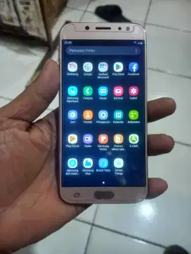 Jual hp sam j7 pro ram 3/32gb hp ma sofces ma temper glass