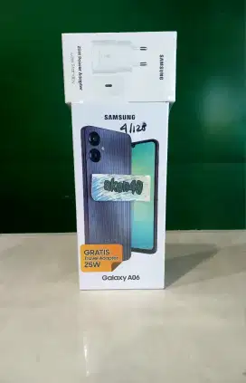 Samsung A06 Helio G85 4Gb 128Gb Duacam 50Mp Fast Charging 25w Resmi