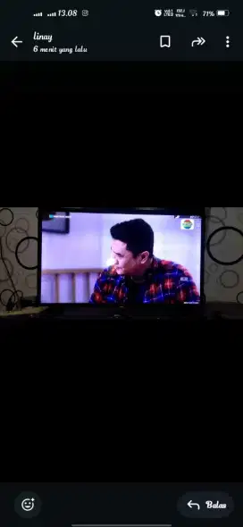 Di jual secon tv sharp 29 normal nominus