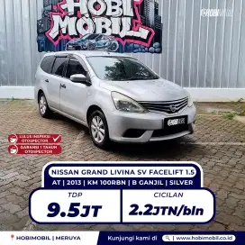 Nissan grand livina sv at 2013 garansi mesin transmisi 5 tahun