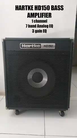 Bass Amplifier HARTKE HD150 Kondisi mulus siap Pakai